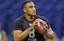 Jalen Hurts at the NFL Draft Combine