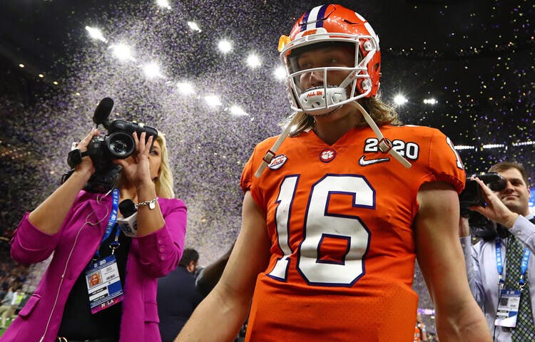 Clemson Tigers Trevor Lawrence College Football Betting