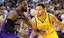 LeBron James of the Los Angeles Lakers and Stephen Curry of the Golden State Warriors