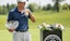 PGA pro Collin Morikawa celebrates his Workday Charity Open with with a famous Muirfield Village milkshake.