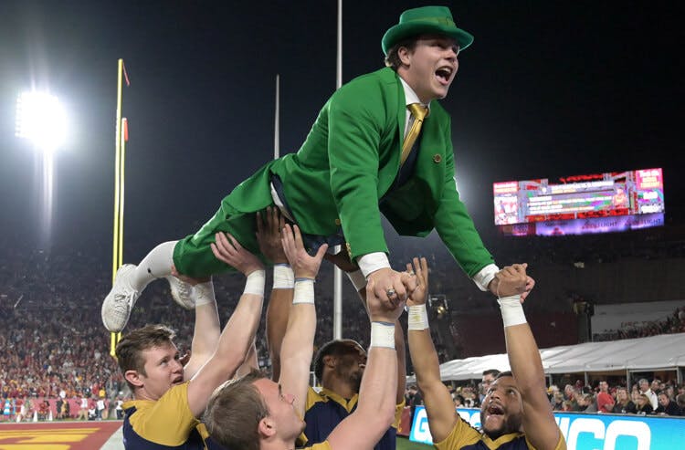 Notre Dame Fighting Irish Leprechaun NCAA football