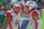 Cam Phillips celebrates another touchdown in the Roughnecks' Week 3 win over the Vipers. 