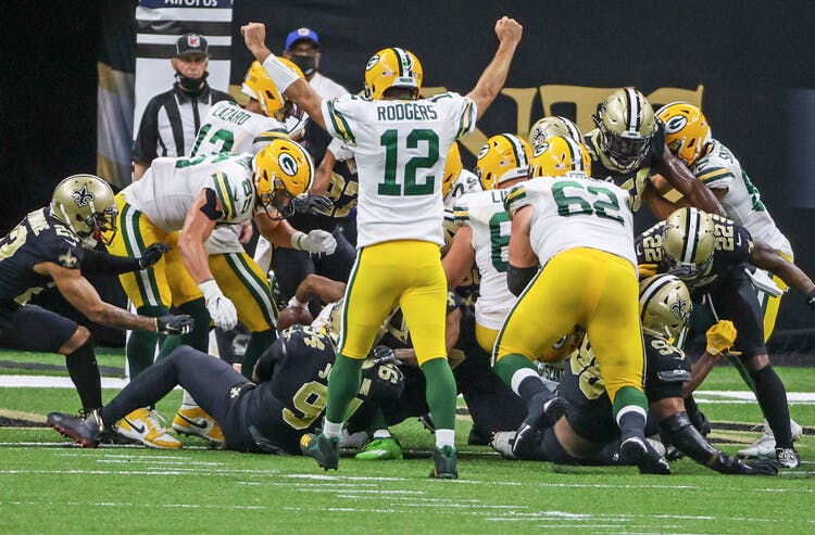 Green Bay Packers score a touchdown