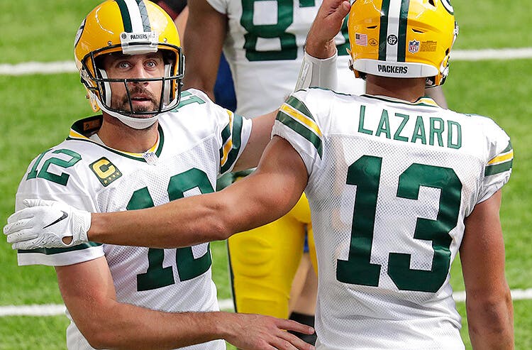 Green Bay Packers Aaron Rodgers Allen Lazard NFL