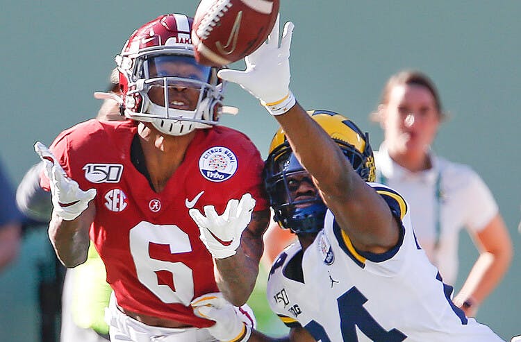 DeVonta Smith Alabama Crimson Tide NCAA football