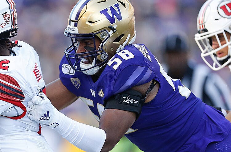 Washington Huskies Zion Tupuola-Fetui NCAA