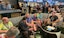 Crowds enjoy the betting action at Las Vegas sportsbooks.