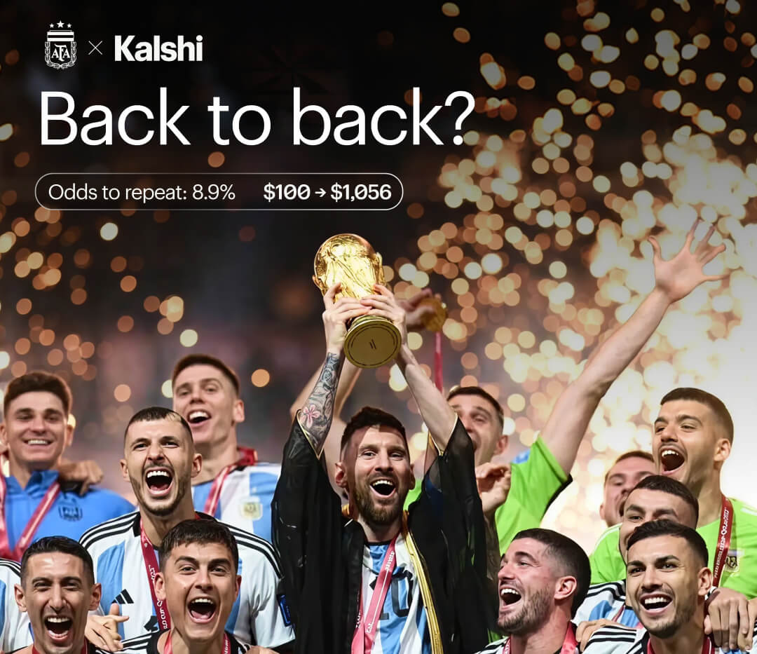 Kalshi Argentina repeat percentage
