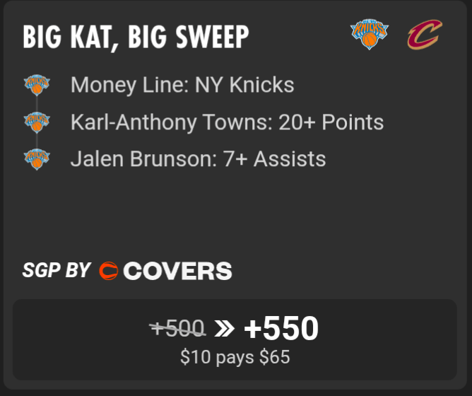 Boosted NBA SGP