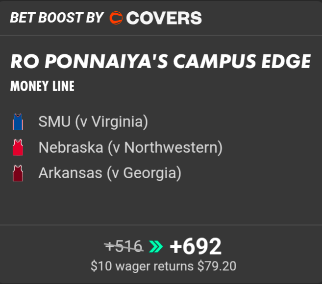 CBB ML parlay January 17