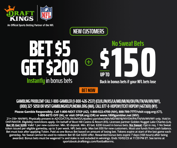 NFL Betting Promos: Bets Sportsbook Signup Offers for Week 1