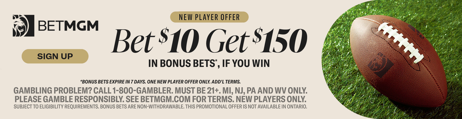BetMGM bonus code offer: $150