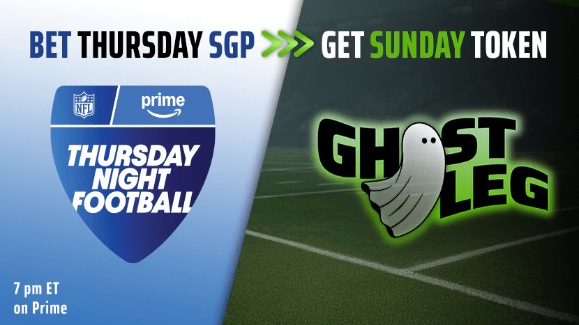 Claim DraftKings promo for TNF Ghost Leg